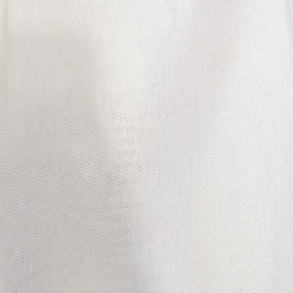 NWT Lauren Conrad Ivory Linen Blend Puff Sleeve V-Neck Top XS Vanilla Girl - Picture 7 of 11